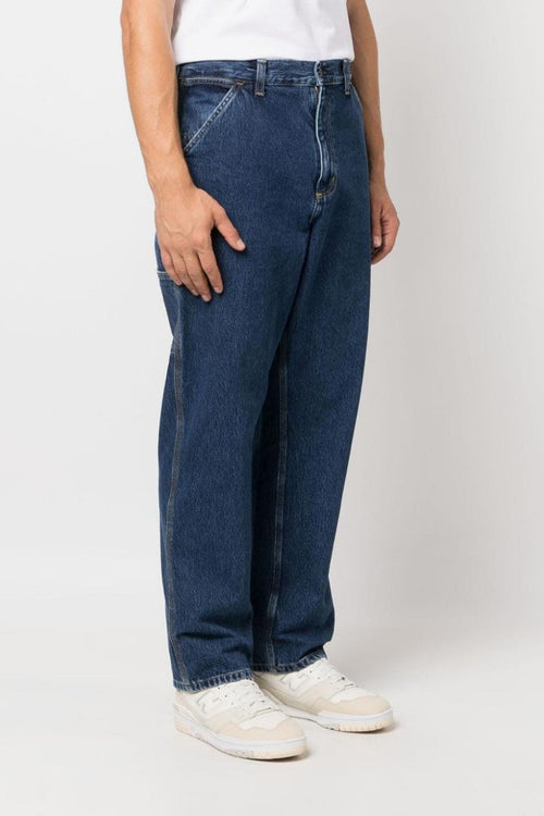 WIP Single Knee Uomo Jeans Blu Medio