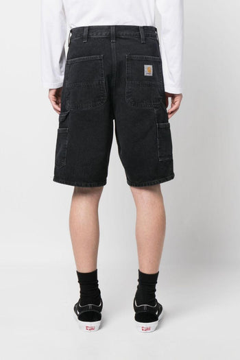 Wip Short Nero Uomo Single Knee - 3