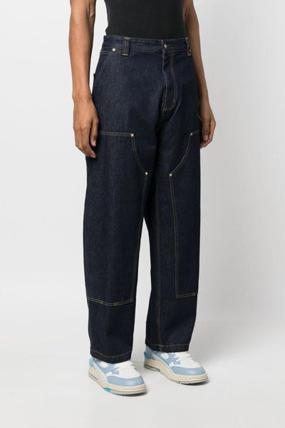 WIP Nash Double Knee Uomo Jeans Blu