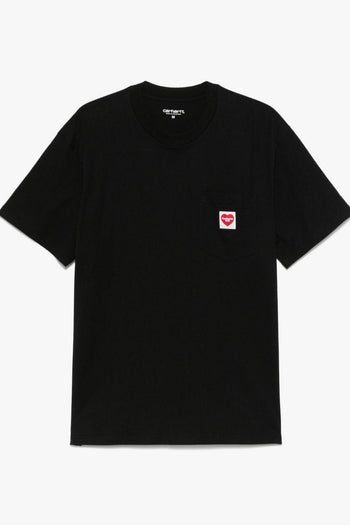 Wip T-shirt Cuore Rosso Uomo Nero - 4