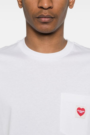Wip T-shirt Cuore Rosso Uomo Bianco - 3