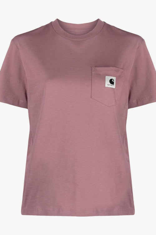 Wip Donna T-shirt Rosa Tasca sul Petto