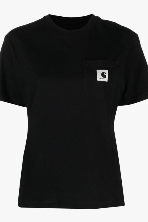 Wip Pocket Donna T-shirt Nero