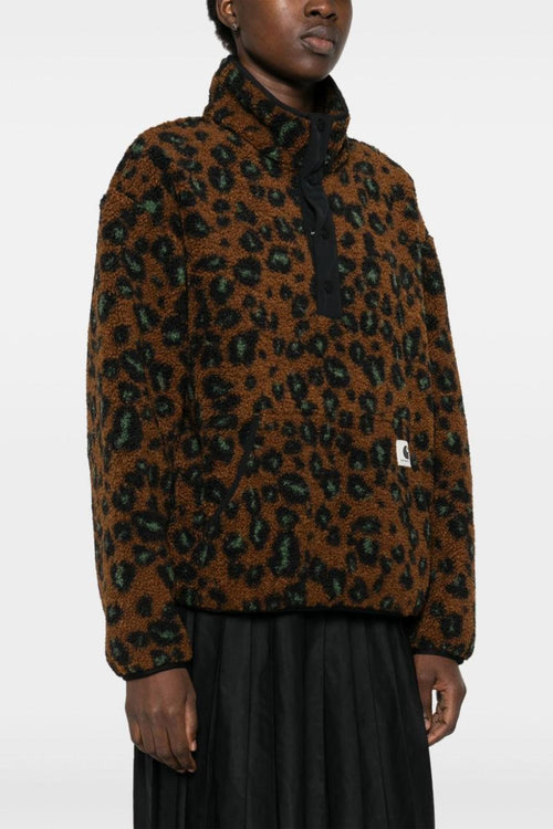 Felpa Marrone Donna Animalier - 2