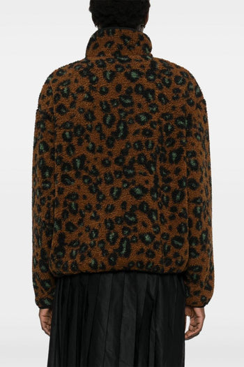 Felpa Marrone Donna Animalier - 3