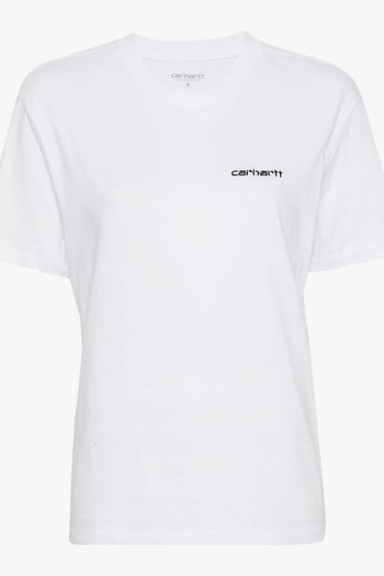 T-shirt Bianco Donna Ricamo Logo - 5