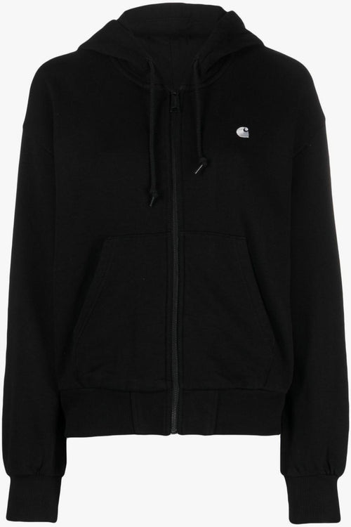 Wip Felpa Nero Donna Cappuccio