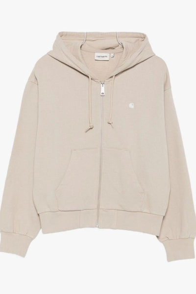 Wip Felpa Beige Donna con Zip