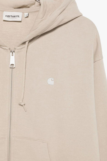 Wip Felpa Beige Donna con Zip - 2