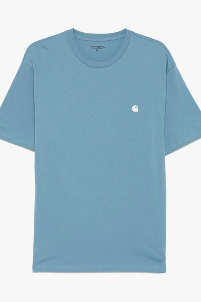 WIP T-shirt Blu Uomo Micro Ricamo Logo