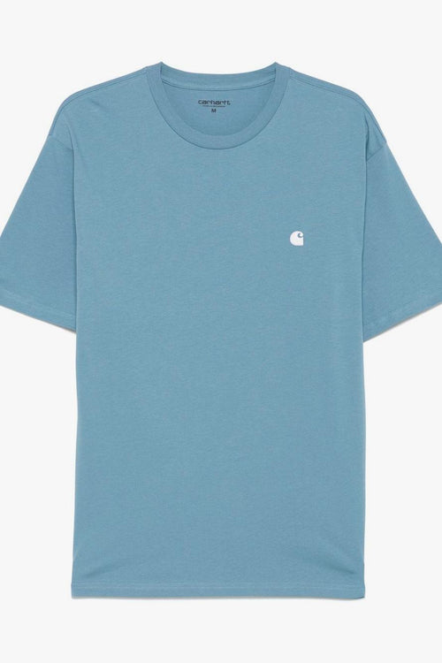 WIP T-shirt Blu Uomo Micro Ricamo Logo