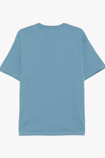 WIP T-shirt Blu Uomo Micro Ricamo Logo - 2