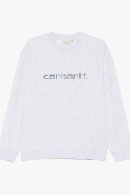 Wip Felpa Grigio Donna Logo Ricamato