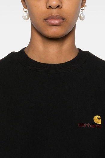 Wip Felpa Nero Donna - 5