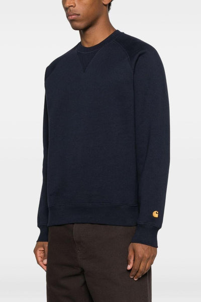 Wip Micro Script Uomo Felpa Blu