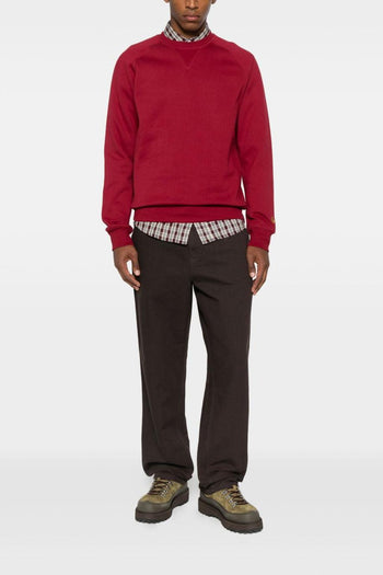 Wip Felpa Rosso Uomo Micro Ricamo Logo - 2