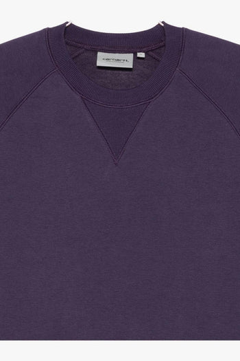 Wip Felpa Viola Uomo Micro Ricamo sul Polso - 2