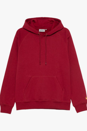 Wip Chase Uomo Felpa Cappuccio Rosso - 5