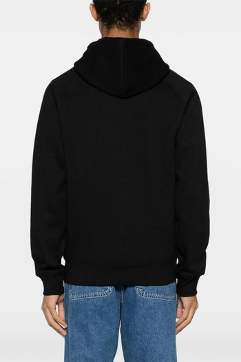 WIP Chase Uomo Felpa Nero Zip con Cappuccio - 3