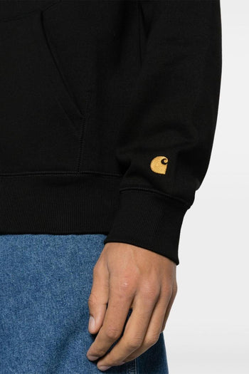 WIP Chase Uomo Felpa Nero Zip con Cappuccio - 4