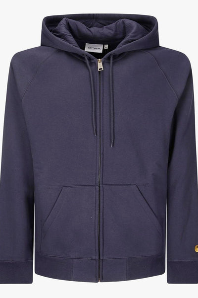 WIP Zip Hoodie Uomo Felpa Blu