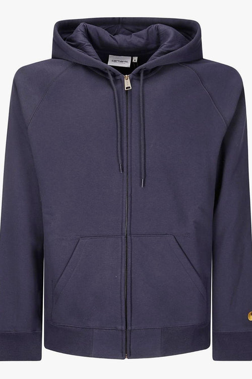 WIP Zip Hoodie Uomo Felpa Blu