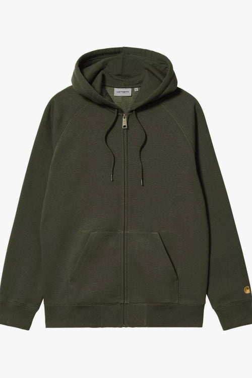 Wip Felpa Verde Uomo con Cerniera