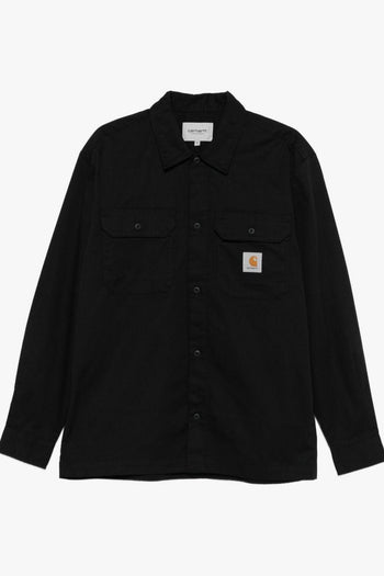 Wip Camicia Nero Uomo con Tasche - 5