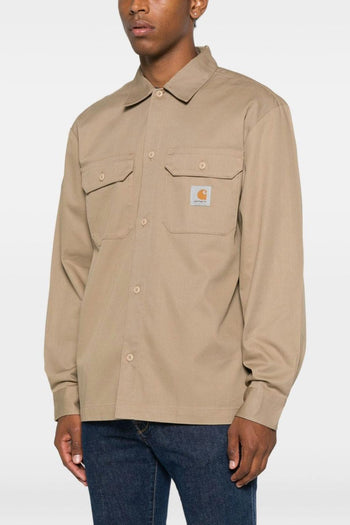 WIP Master Shirt Uomo Camicia Beige - 4