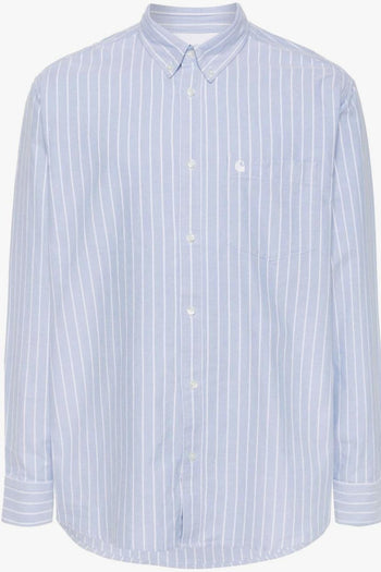 Camicia Celeste Uomo Button Down - 5