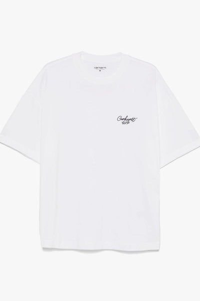 Wip T-shirt Bianco Uomo Signature Script