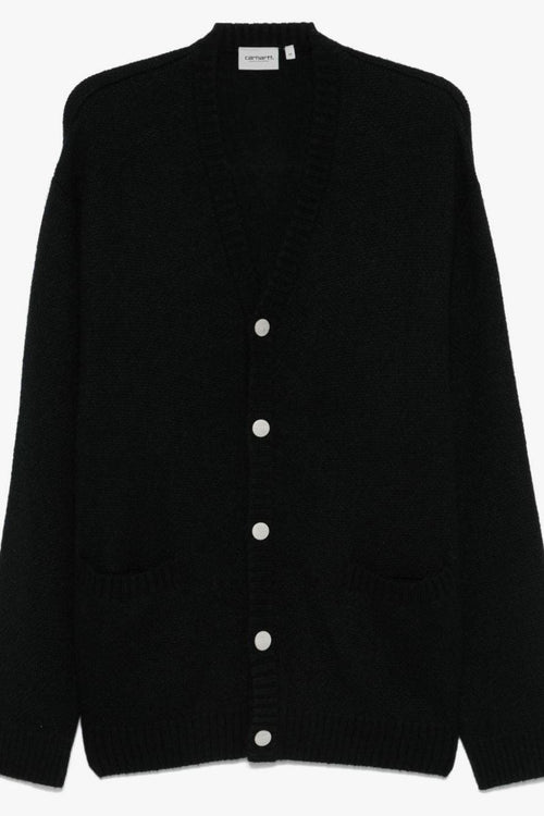 Cardigan Nero Uomo