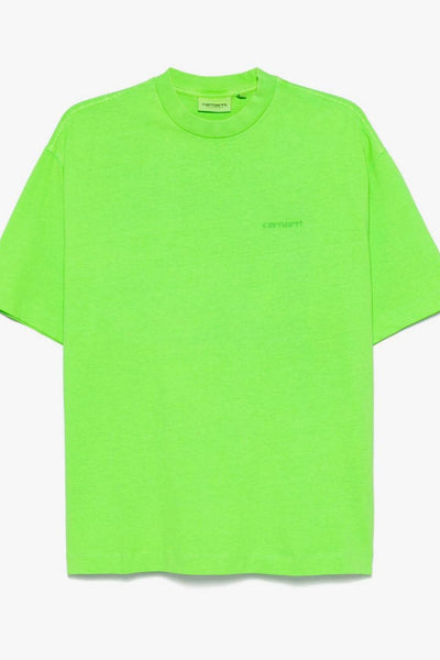 Wip Donna T-shirt Verde Motivo Micro Logo