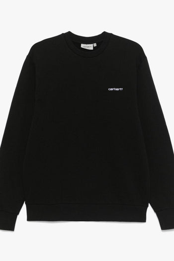 Wip Felpa Nero Uomo Ricamo Logo - 5