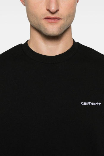 Wip Felpa Nero Uomo Ricamo Logo - 4