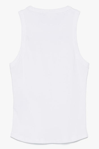 Wip T-shirt Smanicata Donna Bianco - 2