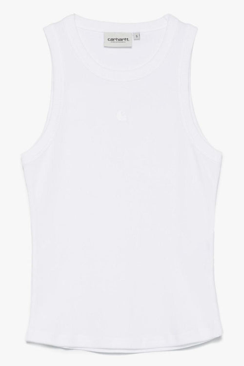 Wip T-shirt Smanicata Donna Bianco