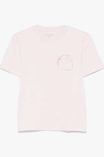 Wip Donna T-shirt Rosa Stampa Logo - 5