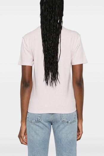 Wip Donna T-shirt Rosa Stampa Logo - 3