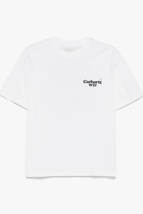 Wip Donna T-shirt Bianco Cuore Posteriore