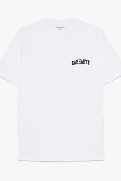 T-shirt Bianco Uomo Stampa Logo University