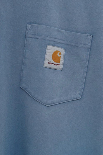 Wip Pocket T-Shirt Uomo T-shirt Blu Over - 2