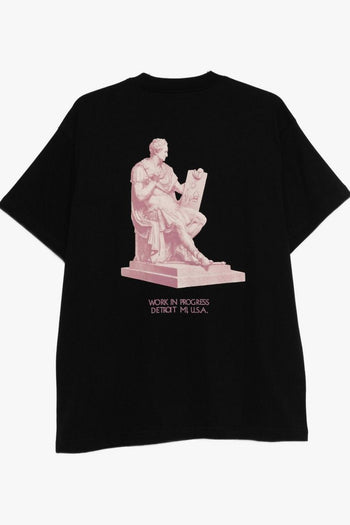 Wip Uomo T-shirt Nero Stampa Logo Detroit Usa - 2