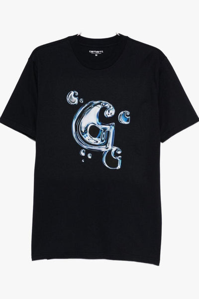 WIP C-Logo Uomo T-shirt Blu Stampa