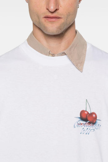 Wip Uomo T-shirt Bianco Logo Ciliegie - 4
