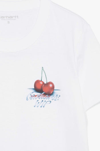 Wip T-shirt Donna Bianco Ciliegie - 3