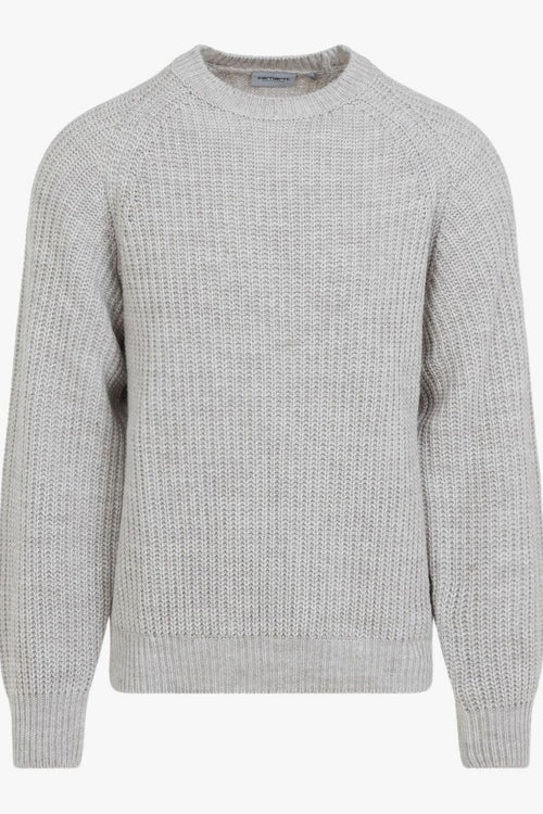 Wip Maglia Grigio Uomo a Coste