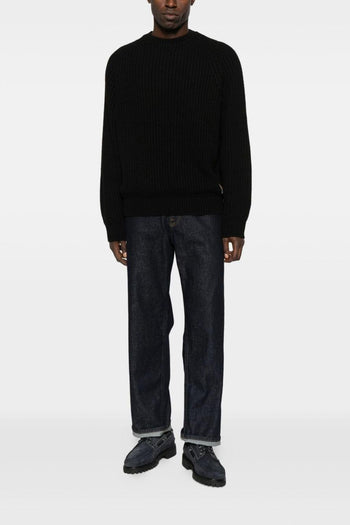 Wip Maglia Nero Uomo Girocollo - 3