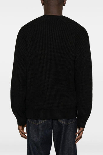 Wip Maglia Nero Uomo Girocollo - 4