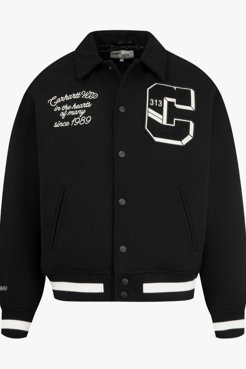 Wip Giubbotto Nero Uomo World Class Varsity